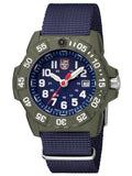 Luminox 3500 Series NAVY SEAL Green w/ Blue Nylon Mens Watch XS.3503.ND - Shop at Altivo.com