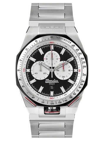 Mondia Bolide Scuderia Men's Chronograph Watch MI-787-SS-1BKSL-CM - Shop at Altivo.com