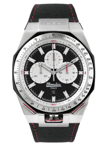 Mondia Bolide Scuderia Men's Chronograph Watch MI-787-SS-1BKSL-CT - Shop at Altivo.com
