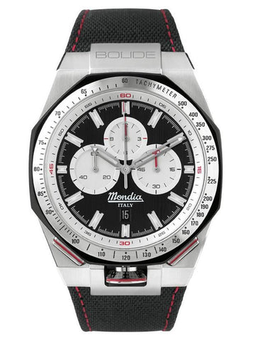 Mondia Bolide Scuderia Men's Chronograph Watch MI-787-SS-1BKSL-CT - Shop at Altivo.com