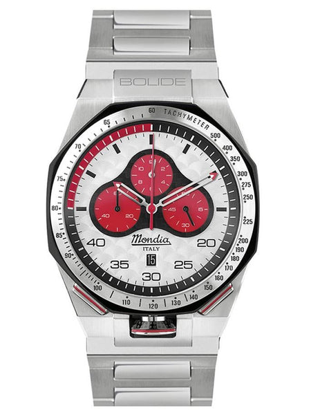 Mondia Bolide Scuderia Men's Chronograph Watch MI-787-SS-3SLRD-CM - Shop at Altivo.com