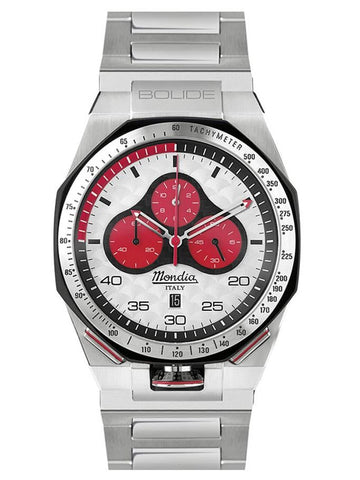 Mondia Bolide Scuderia Men's Chronograph Watch MI-787-SS-3SLRD-CM - Shop at Altivo.com