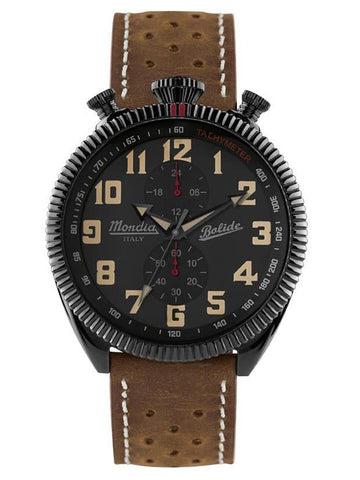 Mondia Bolide Vintage Men's Chronograph Watch MI-782-BK-03BK-CP - Shop at Altivo.com