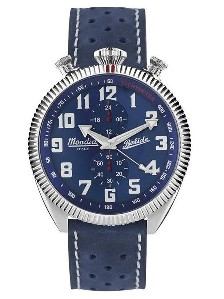 Mondia Bolide Vintage Men's Chronograph Watch MI-782-SS-04BL-CP - Shop at Altivo.com