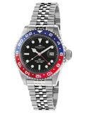 Mondia Madison GMT Men's Watch - MI-799-SSBLRD-BK-GB - Shop at Altivo.com
