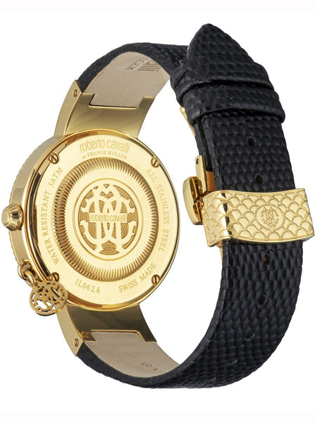 Roberto Cavalli DOTTED Leather Womens Gold Watch/Bracelet Set RV1L062L0026 - Shop at Altivo.com