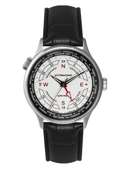 Sturmanskie ARCTIC DUAL TIME Limited Edition White Watch 51524-3331818 - Shop at Altivo.com