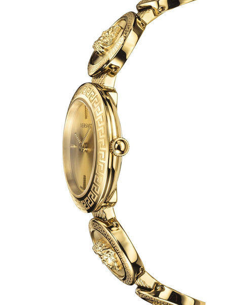 Versace MEDUSA STUD ICON Steel Womens Gold Watch VERF00718 - Shop at Altivo.com