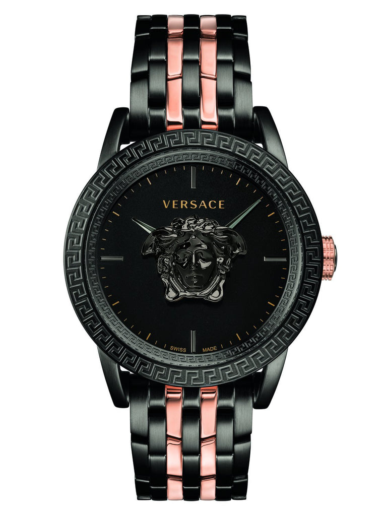 Versace PALAZZO EMPIRE 43mm Black/Gold Men's Watch VERD00618 – Altivo