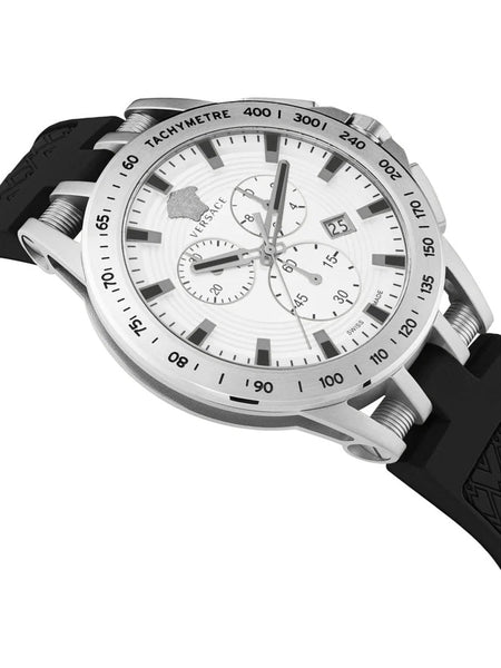 Versace SPORT TECH Mens Chronograph Silver/Black Watch VE3E00121 - Shop at Altivo.com