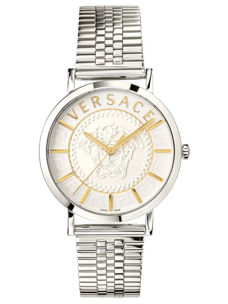 Versace V Essential Mens Medusa Head Silver Watch VEJ400421 - Shop at Altivo.com