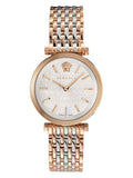 Versace V-TWIST Steel IP Rose Gold / Silver 36mm Womens Watch VELS00719 - Shop at Altivo.com