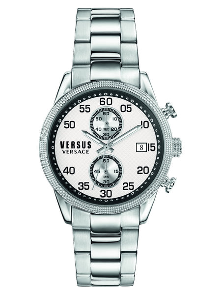 Versus Versace SHOREDITCH 44mm Silver Chrono Mens Watch S66020016 - Shop at Altivo.com