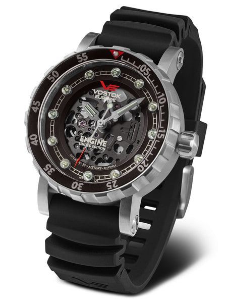 Vostok-Europe ENGINE Automatic Skeleton watch NH72A-571A646 - Shop at Altivo.com