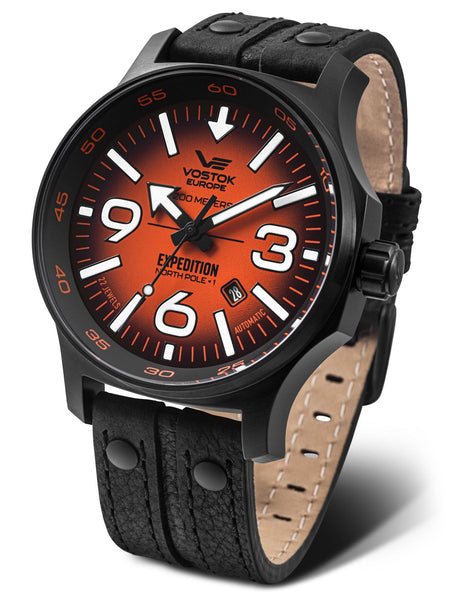 Vostok-Europe EXPEDITION NORTH POLE Black PVD Watch Automatic YN55-595C640 - Shop at Altivo.com