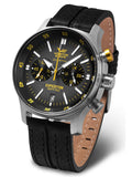 Vostok-Europe Expedition North Pole-1 Black Leather Watch VK64/592A560 - Shop at Altivo.com