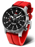 Vostok-Europe Expedition North Pole-1 Red Silicone Watch VK64/592A559R - Shop at Altivo.com