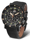 Vostok-Europe LUNOKHOD 2 GRAND CHRONO Mens Black Gold Watch 6S30/6203211 - Shop at Altivo.com