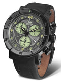 Vostok-Europe LUNOKHOD 2 GRAND CHRONO Mens Black Green Watch 6S30/6204212 - Shop at Altivo.com