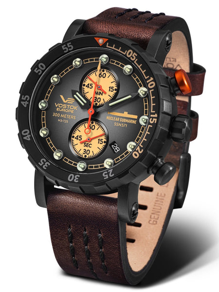 Vostok-Europe SSN-571 Mecha-Quartz Chronograph Submarine Watch (VK61/571O611) - Shop at Altivo.com